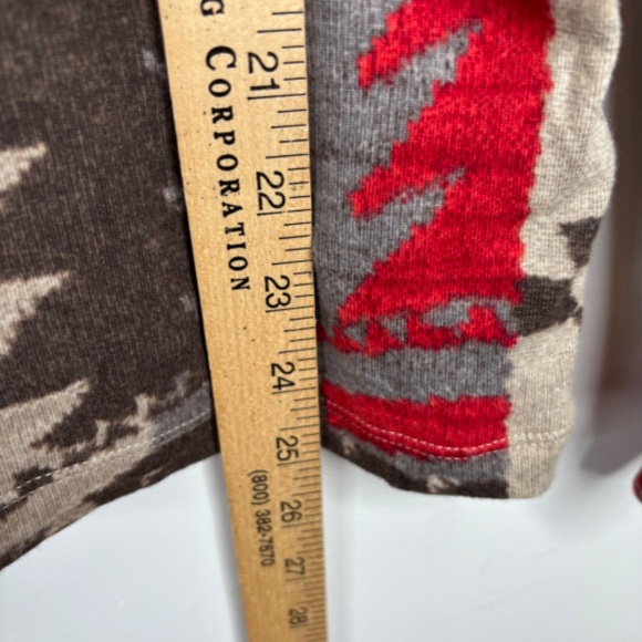 Lauren Ralph Lauren Sweater XL Aztec Tribal Southwestern Western Print Cotton - Picture 6 of 9